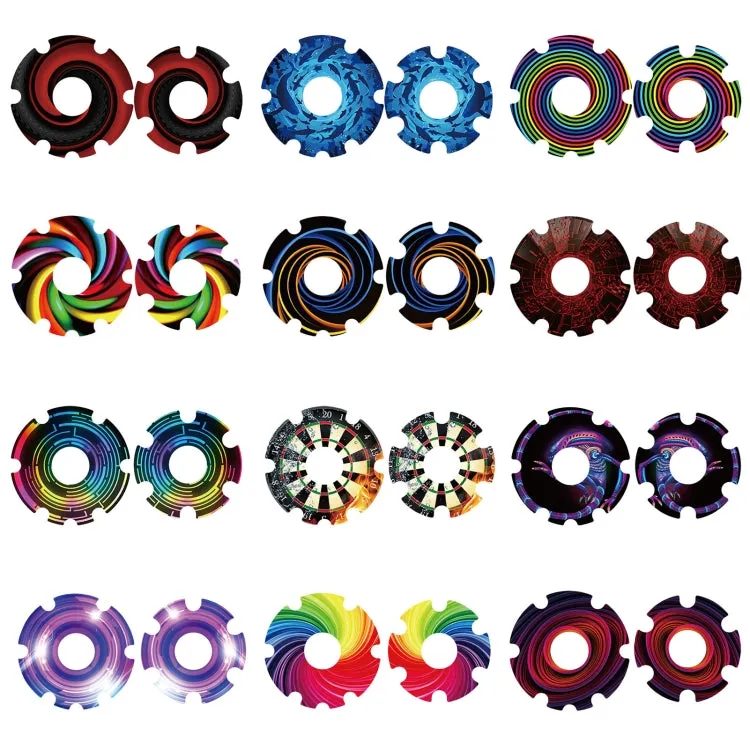 1 Pair Scooter Motor Waterproof Protective Sticker For Xiaomi Mijia M365 / M365 Pro / Pro 2 / 1S(Colorful 3)