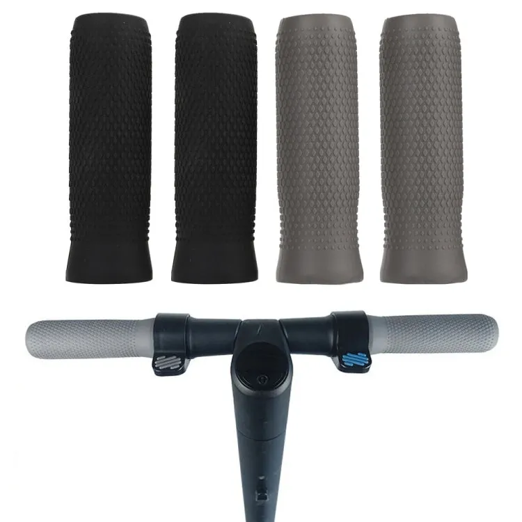 1 Pair Silicone Handbar Cover For Ninebot ES1/ES2/ES3/ES4 (Gray)