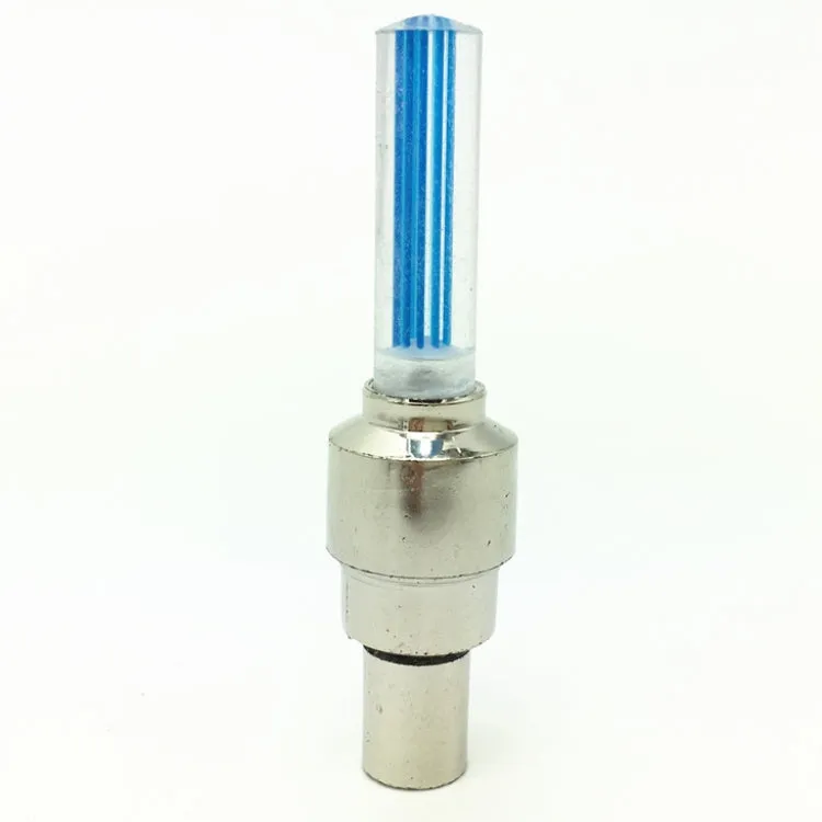 10 PCS LED Bicycle Lights Wheel Tire Valve Caps Bike Accessories Cycling Lantern Spokes Lamp(Blue)