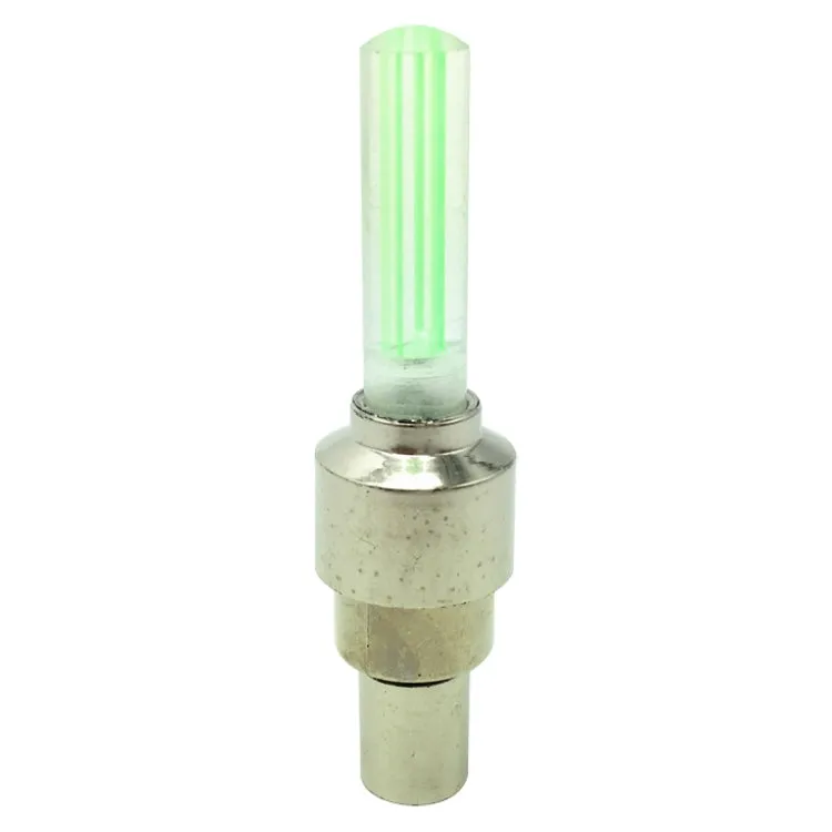 10 PCS LED Bicycle Lights Wheel Tire Valve Caps Bike Accessories Cycling Lantern Spokes Lamp(Green)