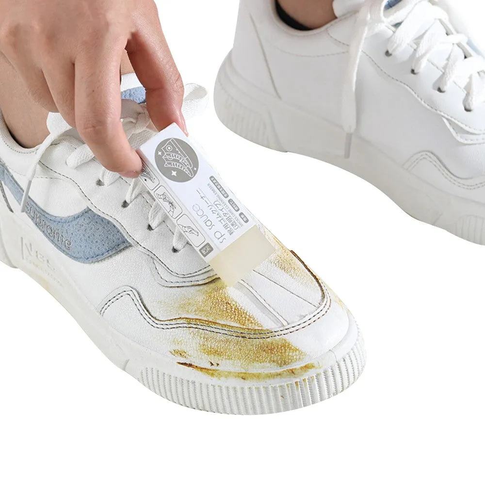 2Pcs Sneakers Shoes Stain Eraser Suede Leather Rubber Cleaners