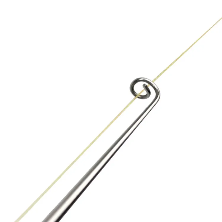3 In 1 Knotted And Tied Fishing Hook Fishing Tool Multifunctional Hook Retractor(Red Handle)