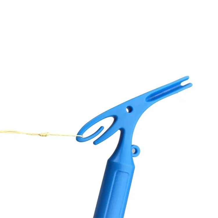 3 In 1 Knotted And Tied Fishing Hook Fishing Tool Multifunctional Hook Retractor(Red Handle)
