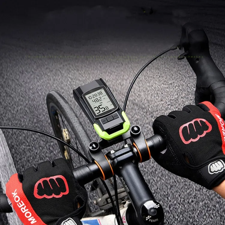 3 In 1 Wireless Bicycle Code Meter Lamp Strong Light Front Light, Colour: Blue Upgrade Floating   Tail Light
