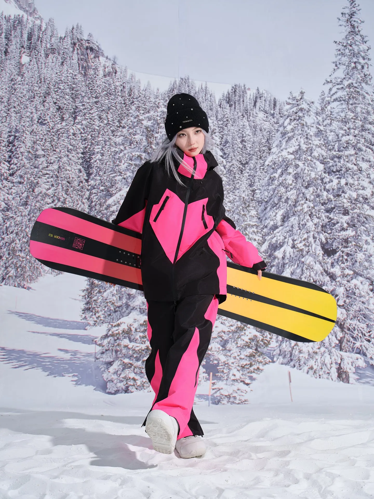 3L Windproof And Waterproof Loose Ski Suit