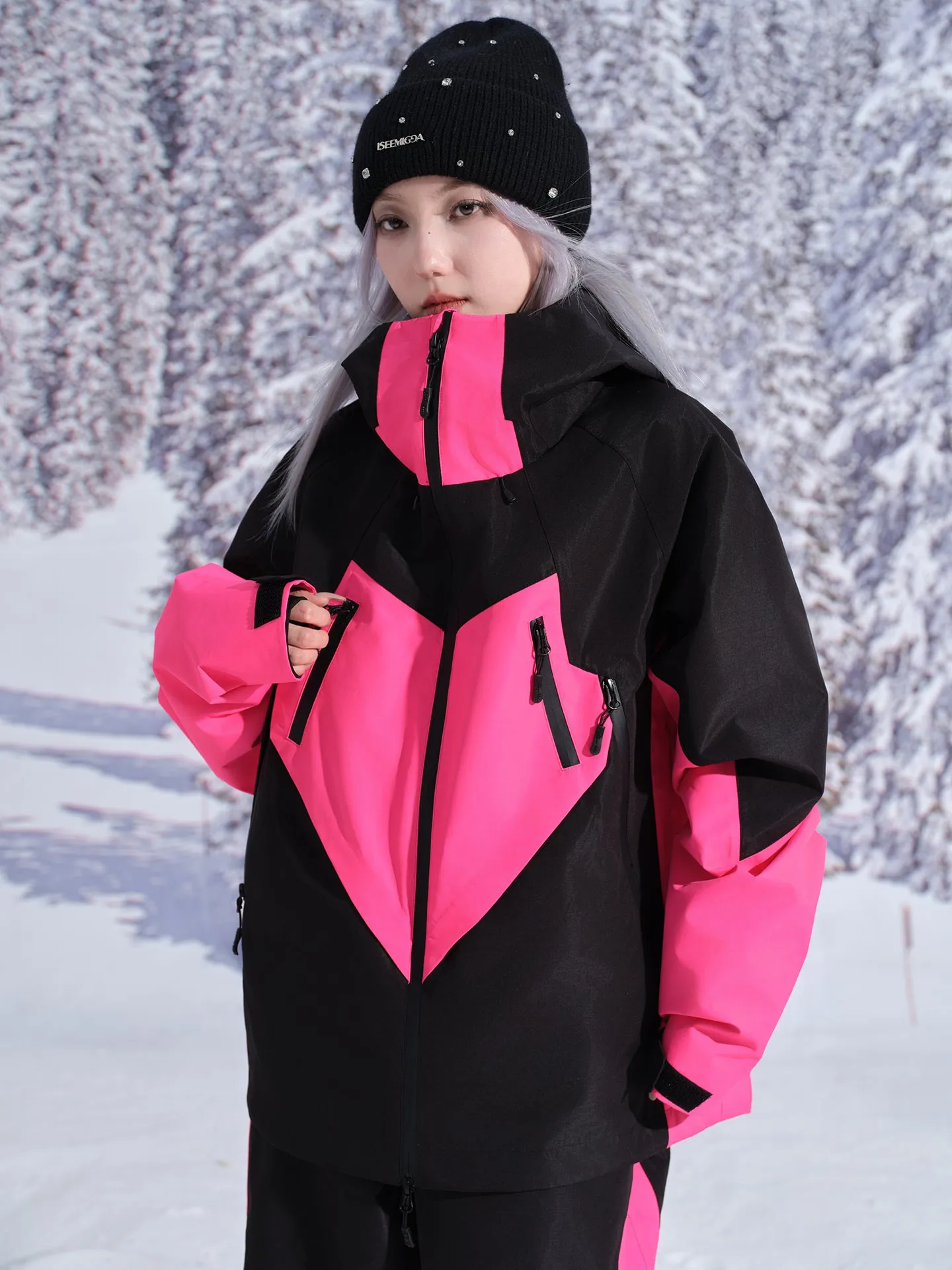 3L Windproof And Waterproof Loose Ski Suit