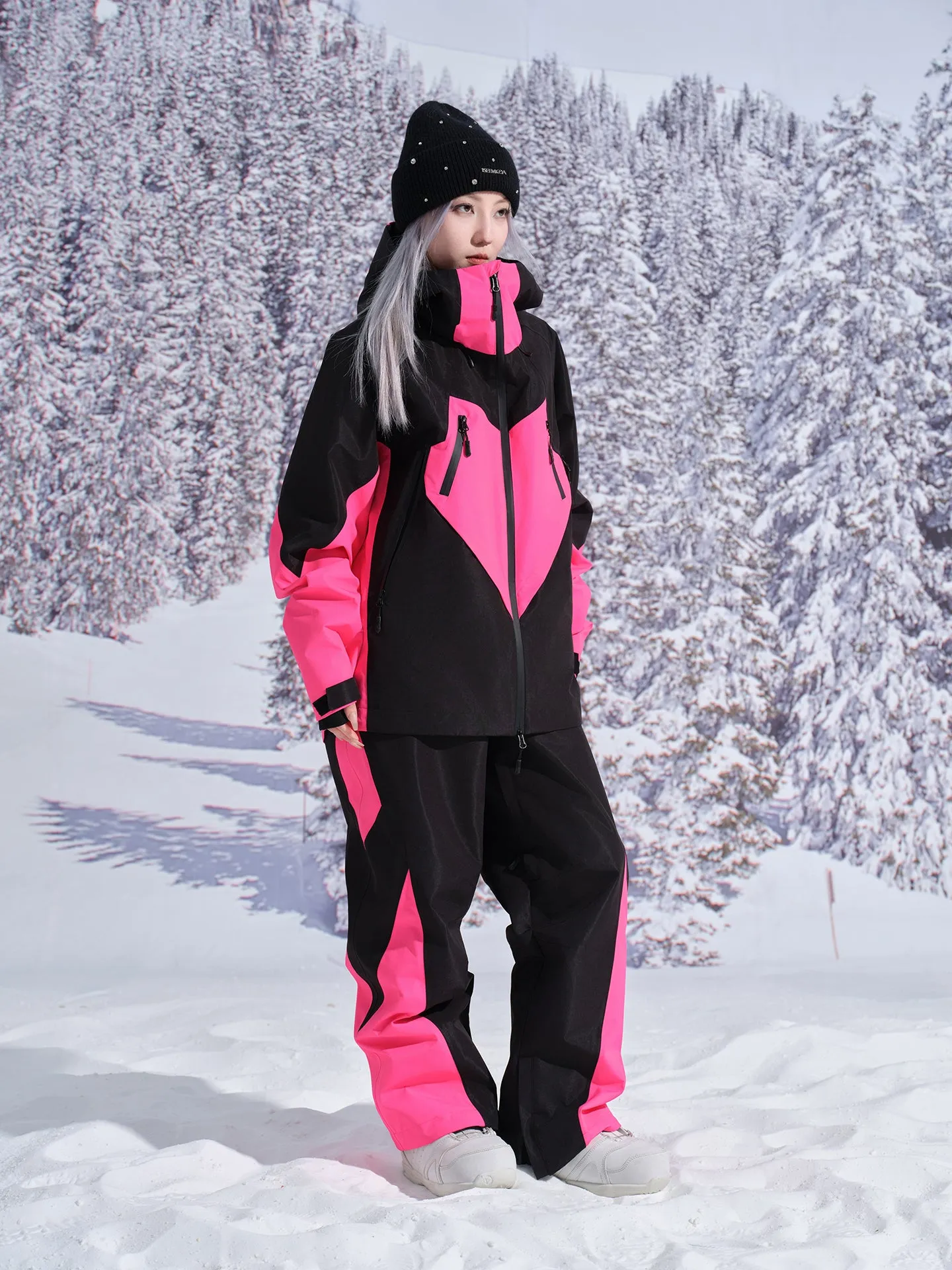 3L Windproof And Waterproof Loose Ski Suit