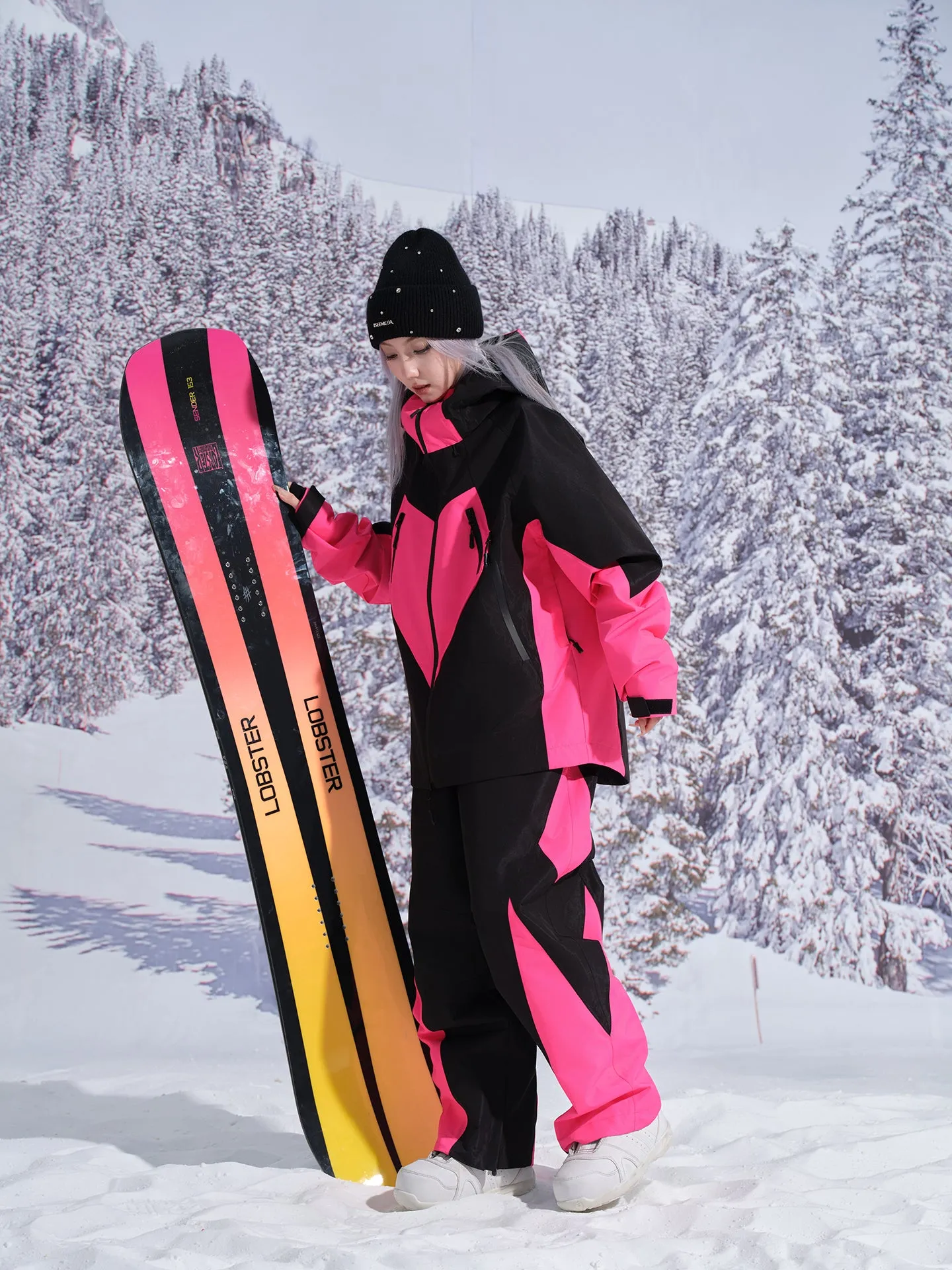 3L Windproof And Waterproof Loose Ski Suit