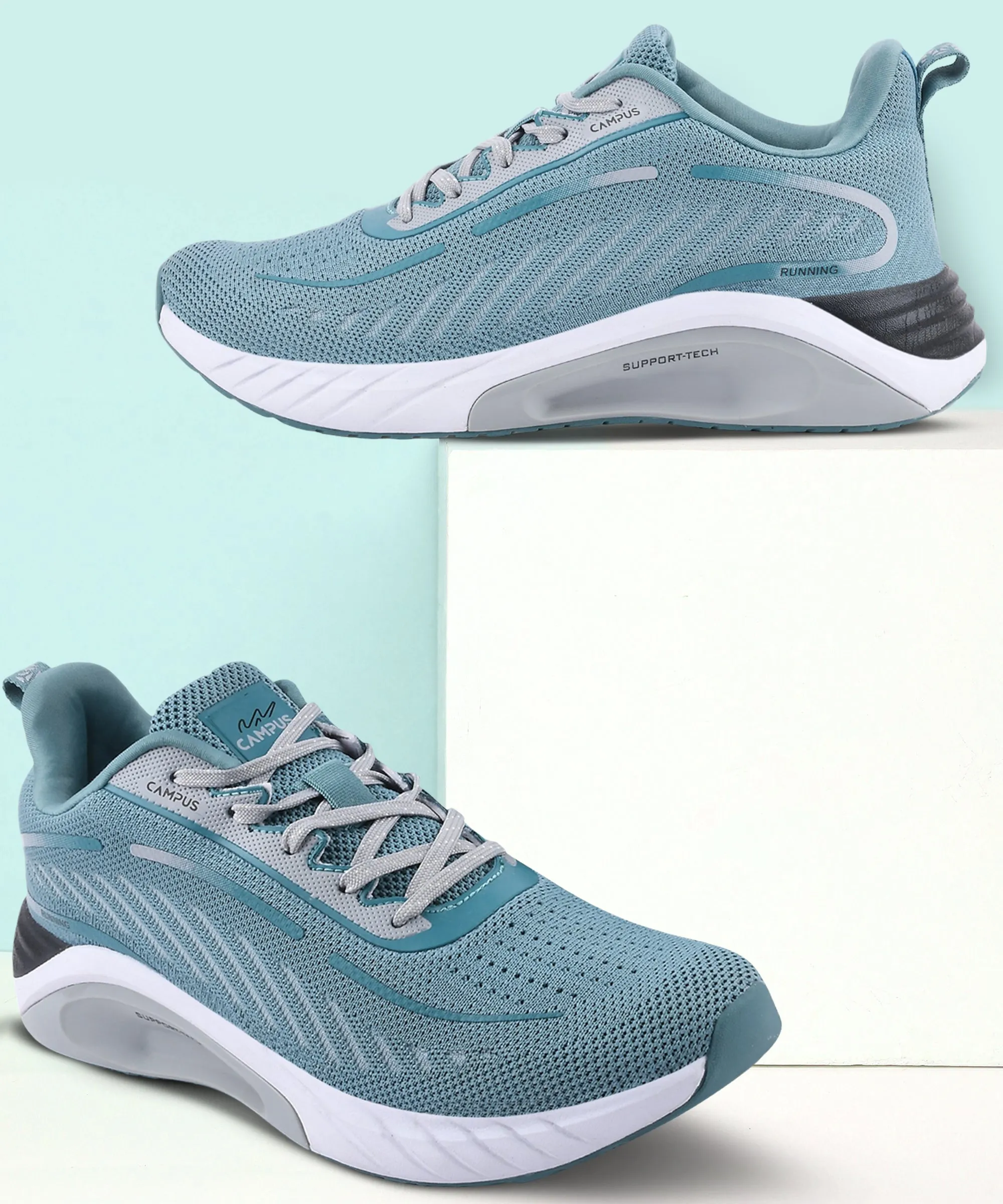 ABACUS Grey Men's Running Shoes