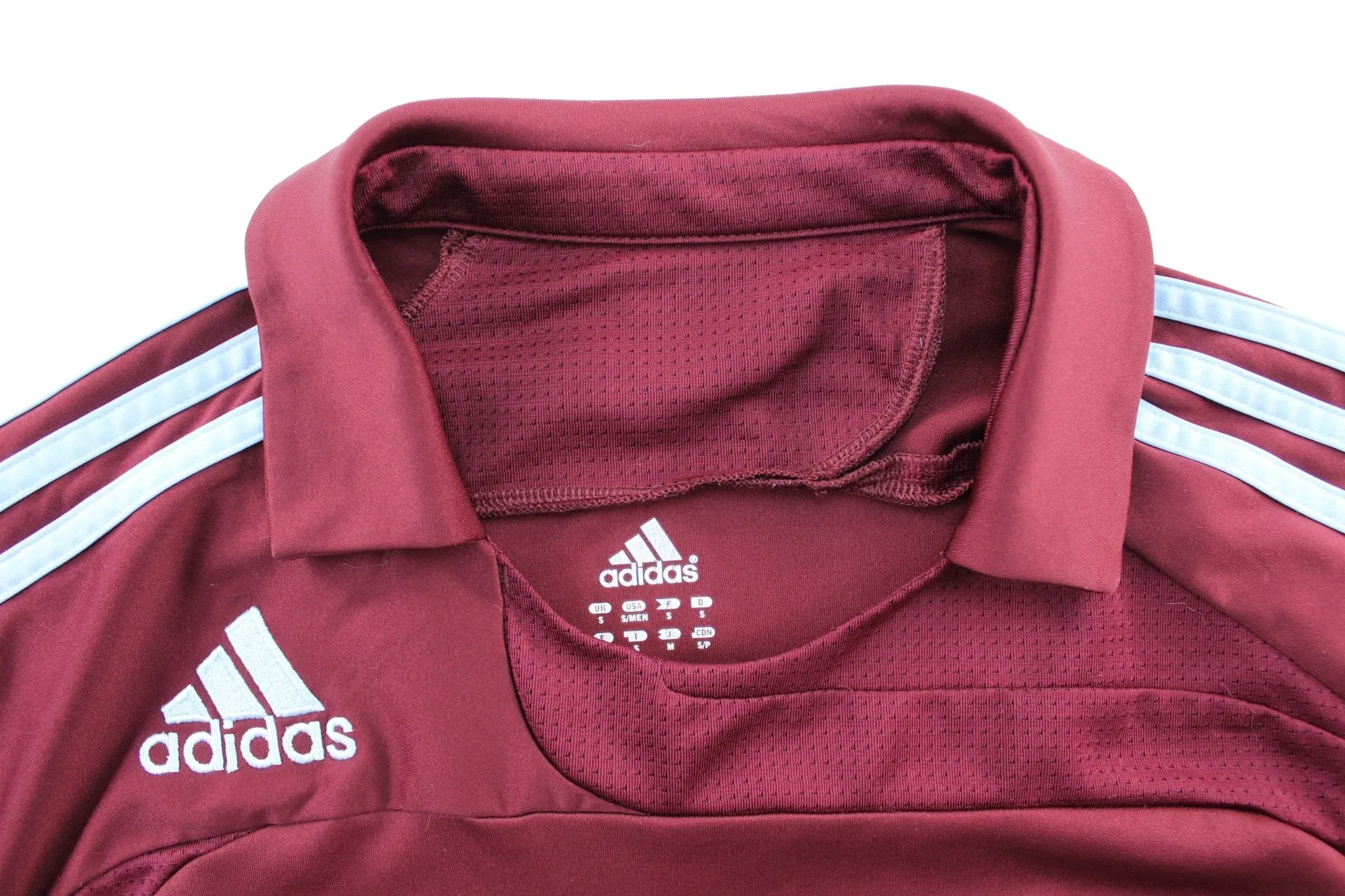 Adidas Embroidered Logo Colorado Rapids Striped Soccer Jersey