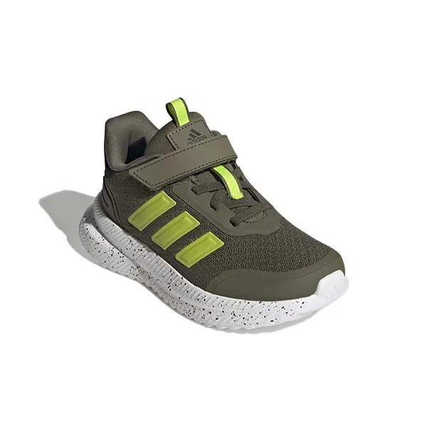 ADIDAS X_PLRPATH EL C LIFESTYLE SHOES FOR BOYS, OLIVE STRATA & SOLAR SLIME & CORE BLACK