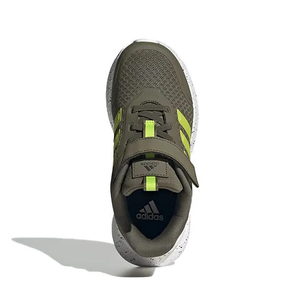 ADIDAS X_PLRPATH EL C LIFESTYLE SHOES FOR BOYS, OLIVE STRATA & SOLAR SLIME & CORE BLACK
