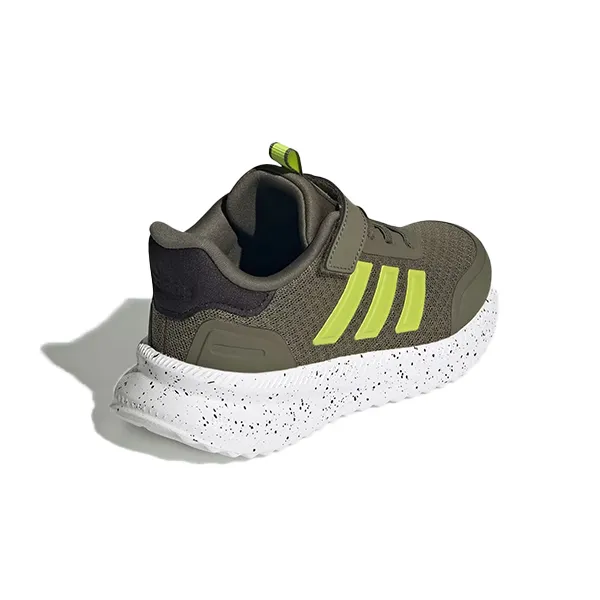 ADIDAS X_PLRPATH EL C LIFESTYLE SHOES FOR BOYS, OLIVE STRATA & SOLAR SLIME & CORE BLACK
