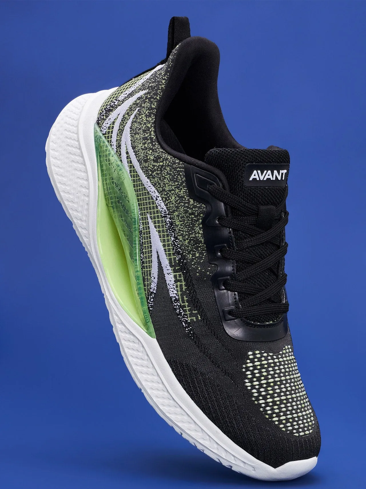 Avant Men's Rage Sports shoes - Black/P.Green