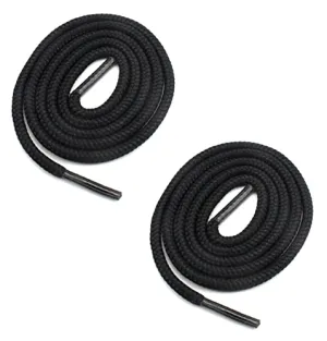 BCB Wear Round Shoelaces 3/16" Thick Solid Colors for All Shoe Types Several Lengths (Purple-36)