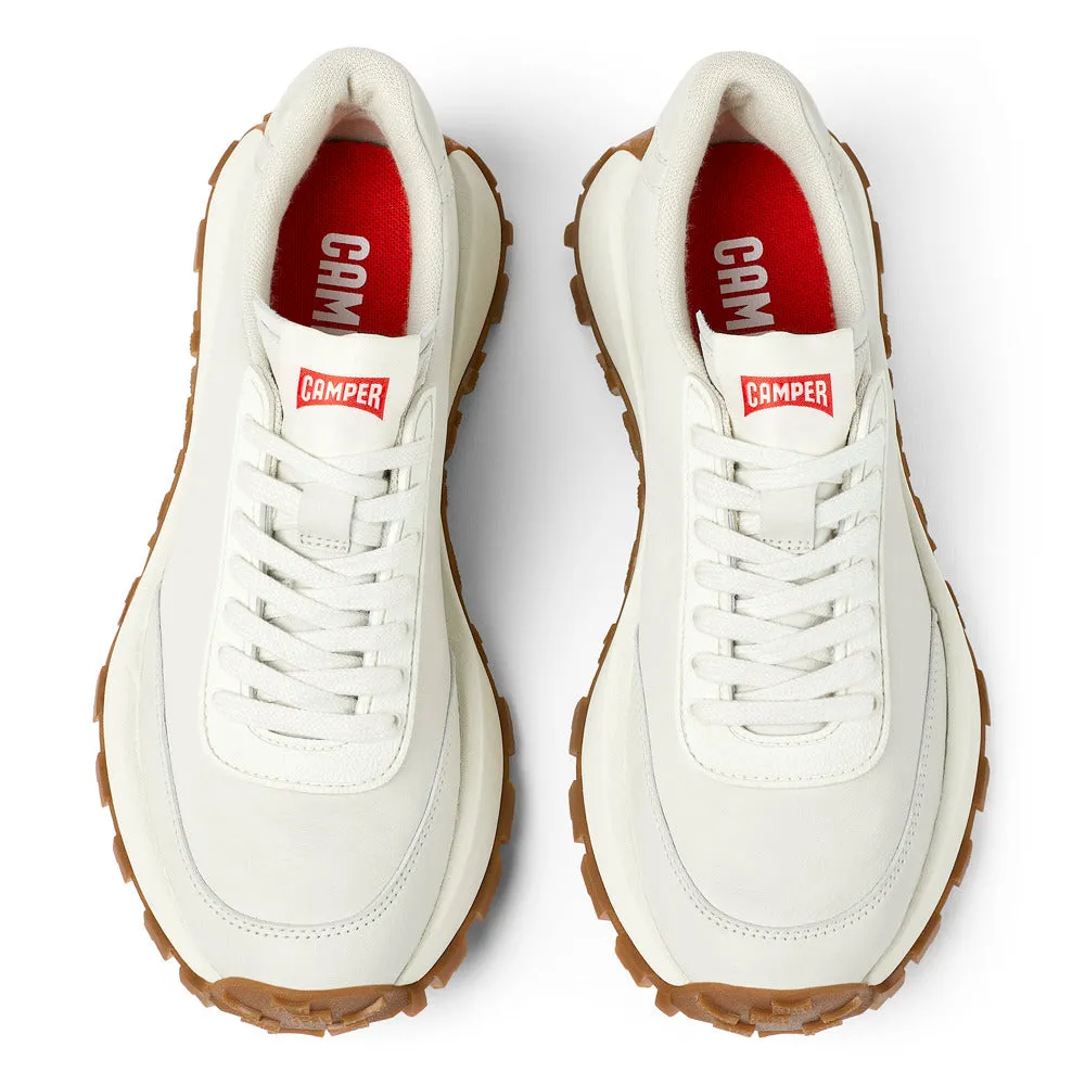CAMPER DRIFT TRAIL VIBRAM WHITE NON DYED LEATHER TRAILPOHJA VALKAISEMATON NAHKASNEAKER