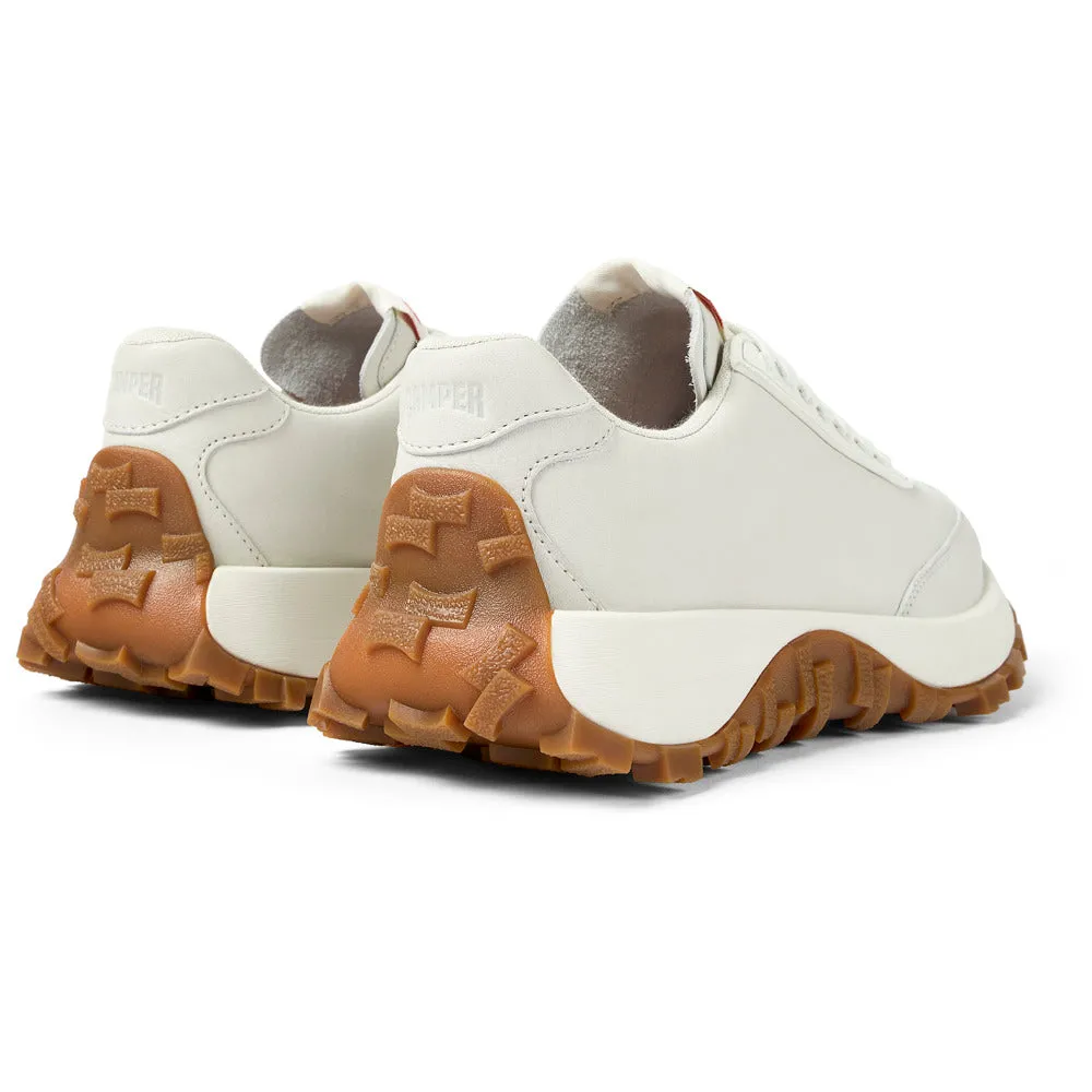 CAMPER DRIFT TRAIL VIBRAM WHITE NON DYED LEATHER TRAILPOHJA VALKAISEMATON NAHKASNEAKER