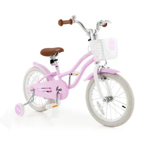 Children Bicycle with Front Handbrake and Rear Coaster Brake-Purple