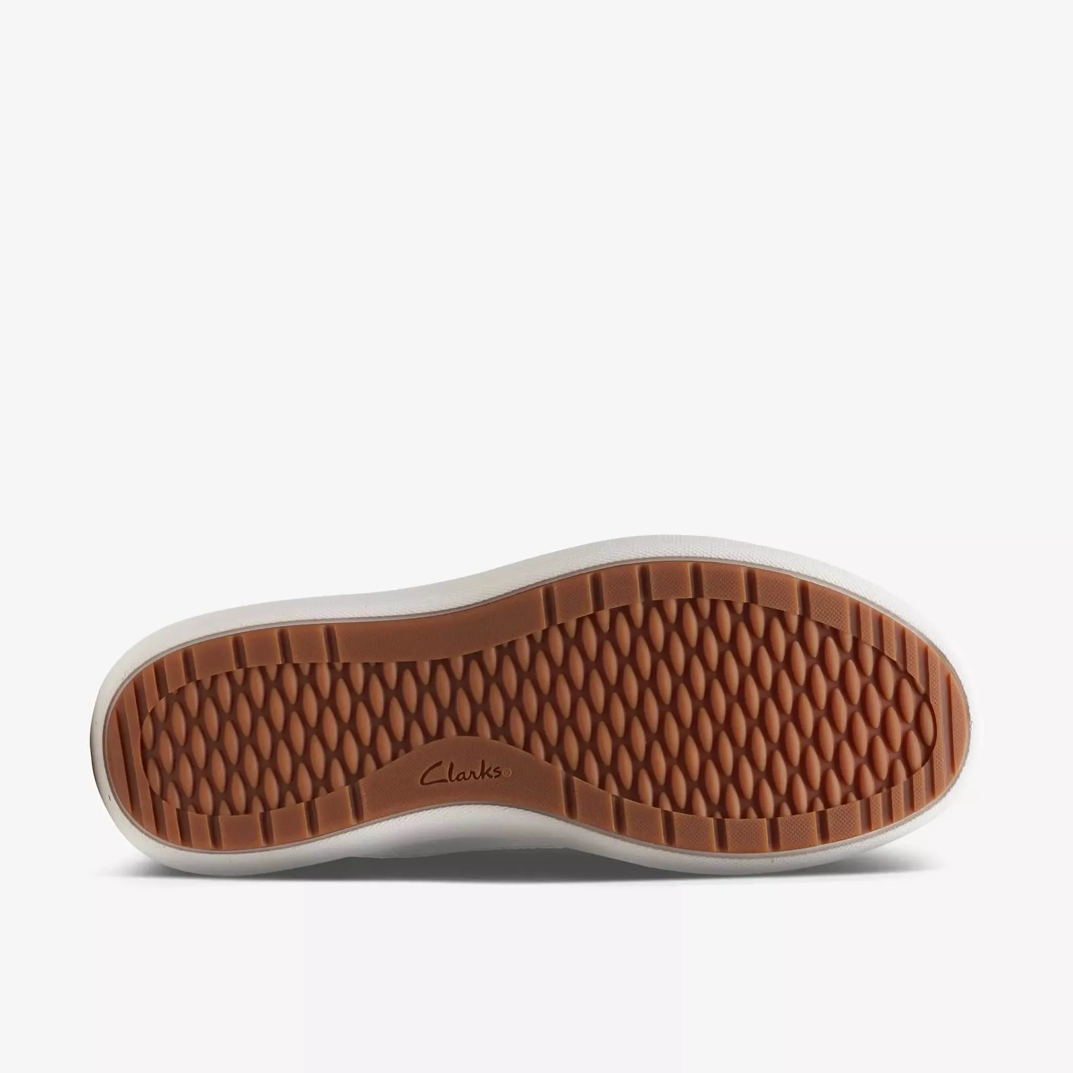 Clarks Women's Nalle Lace Sneakers- White Leather
