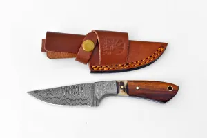 Damascus Steel Timberline Stag Horn EDC Knife by Titan TK-119 by Titan International Knives