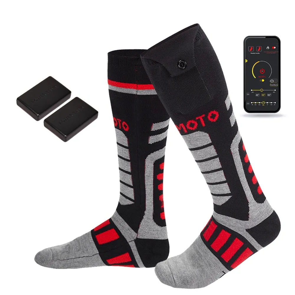 Electric Heated App Remote Control Thermal Socks