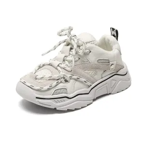 Girls Sport Shoes Reflective Shoelace Breathable Outdoor Tennis Fashion Sneakers