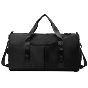Gym Duffle Bag Travel Duffel Bag Outdoor Gym Sports Bag Black