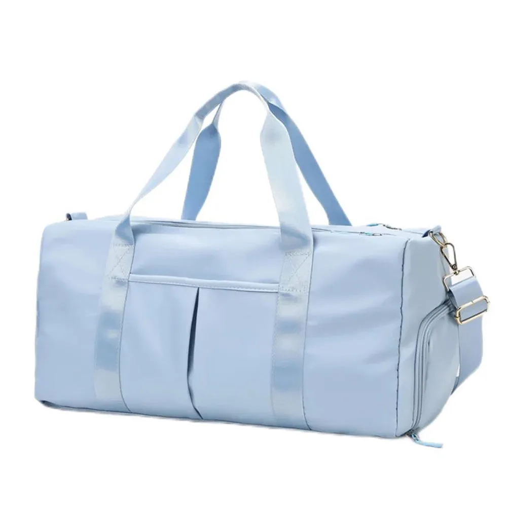 Gym Duffle Bag Travel Duffel Bag Outdoor Gym Sports Bag Blue