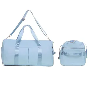 Gym Duffle Bag Travel Duffel Bag Outdoor Gym Sports Bag Blue
