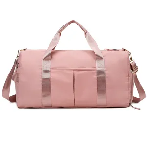 Gym Duffle Bag Travel Duffel Bag Outdoor Gym Sports Bag Pink