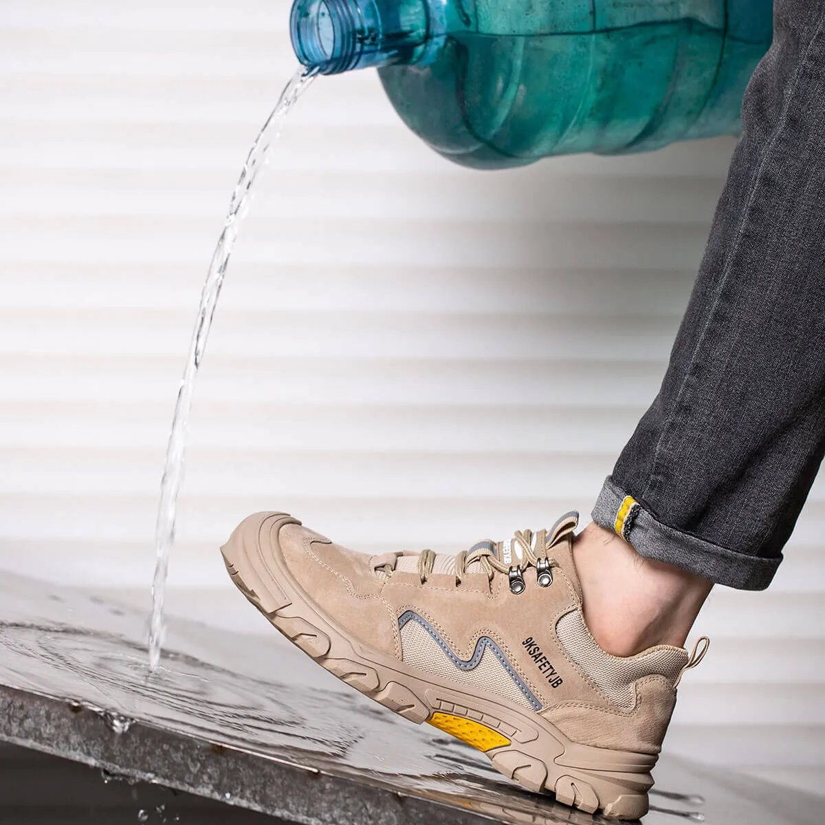 Indestructible Steel Toe Shoes Men Women, Work Safety Shoes Working Industrial Construction Sneakers
