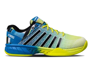 K-Swiss Men's Express Light Pickleball Brilliant Blue Optic Yellow Shoes