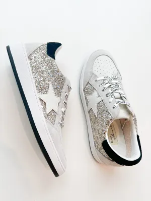 Kristen Grey Glitter Sneaker