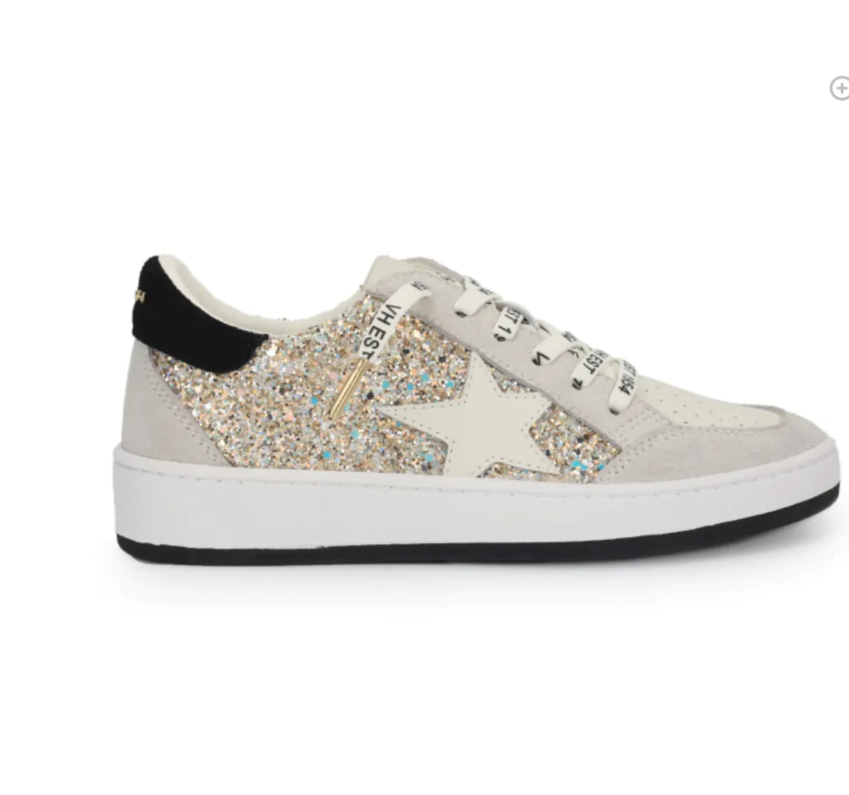 Kristen Grey Glitter Sneaker