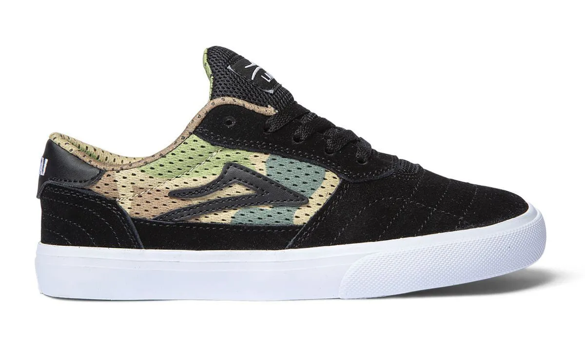 Lakai Cambridge Kids Skate Shoes - Black/Camo