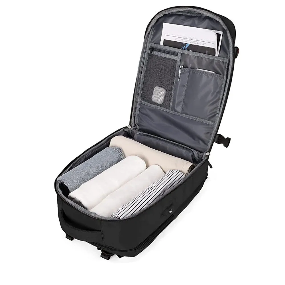 Large Travel Backpack Hiking Backpack Outdoor Gym Bag Mommy Bag-Black
