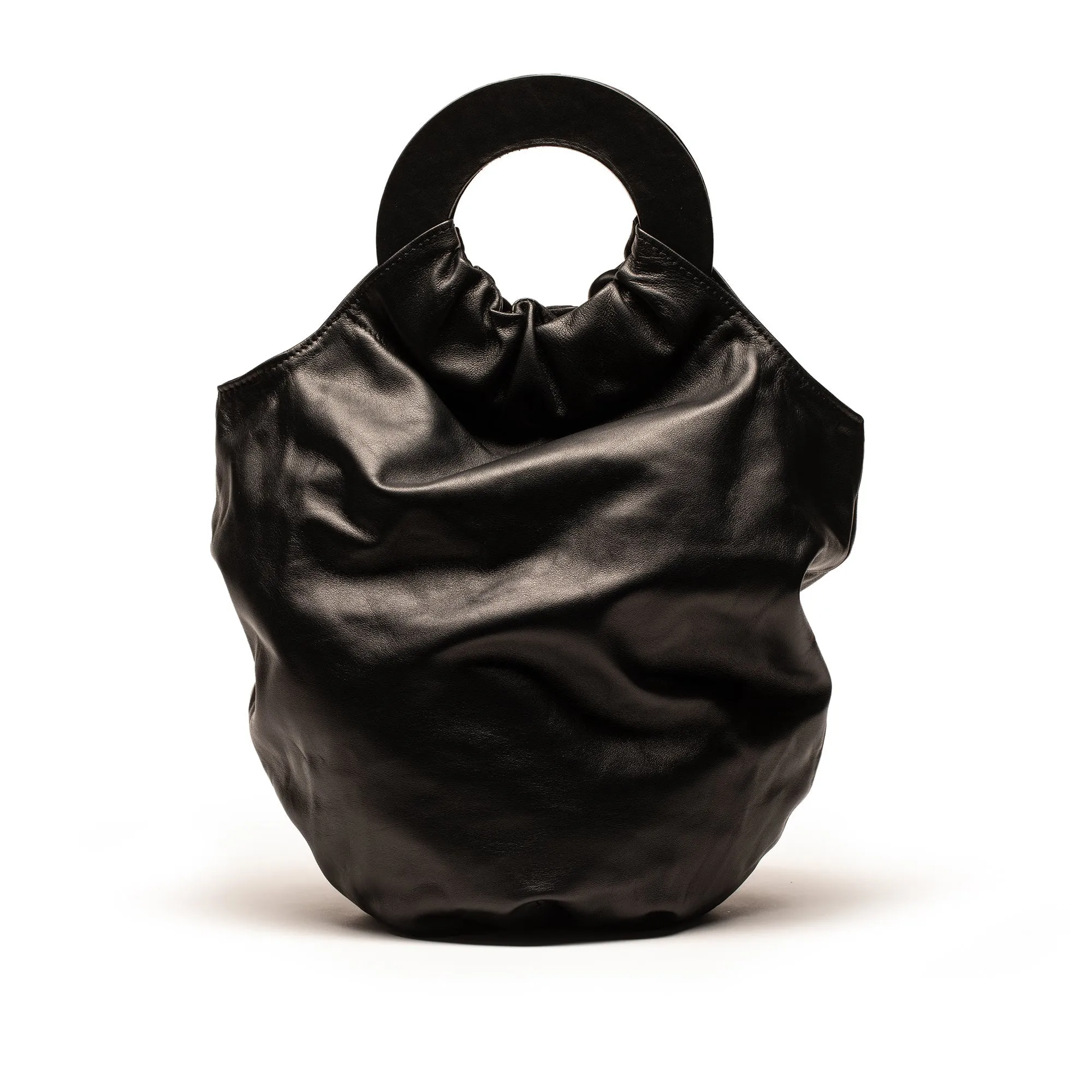 LOOPY BIG SISTER | Smoke Reversible Leather