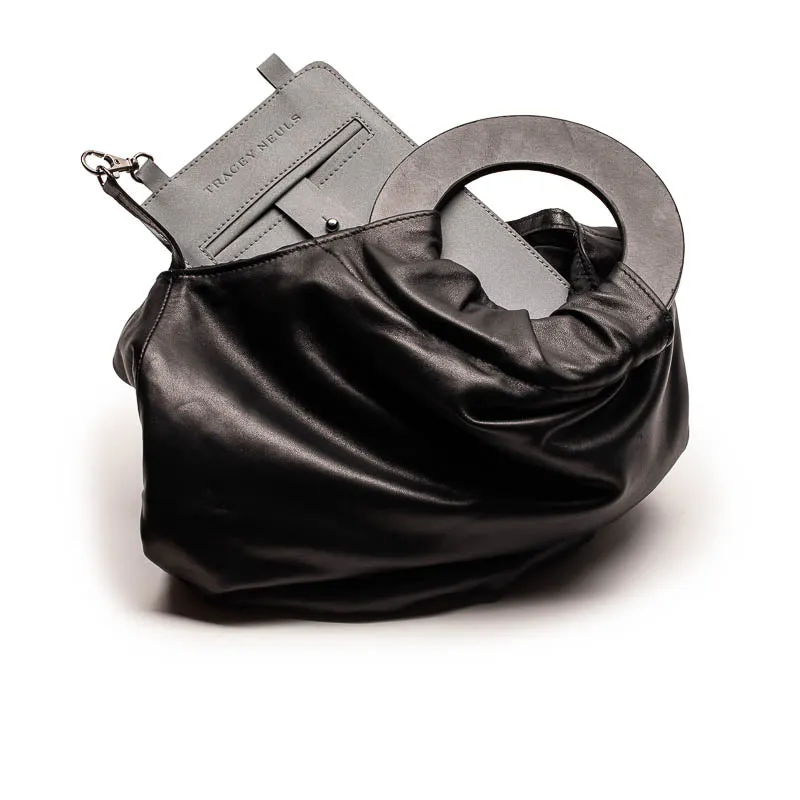 LOOPY BIG SISTER | Smoke Reversible Leather