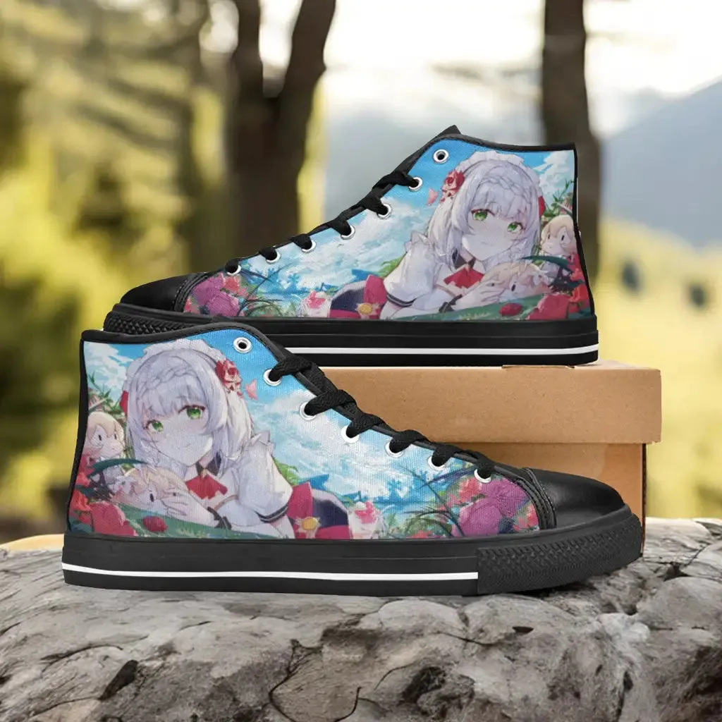 Lumine Noelle Genshin Impact Shoes High Top Sneakers for Kids and Adults