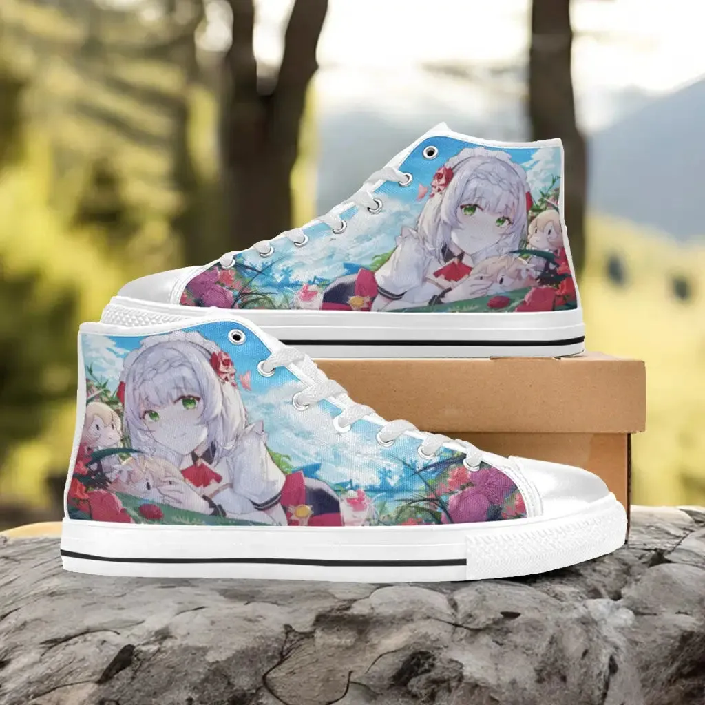 Lumine Noelle Genshin Impact Shoes High Top Sneakers for Kids and Adults