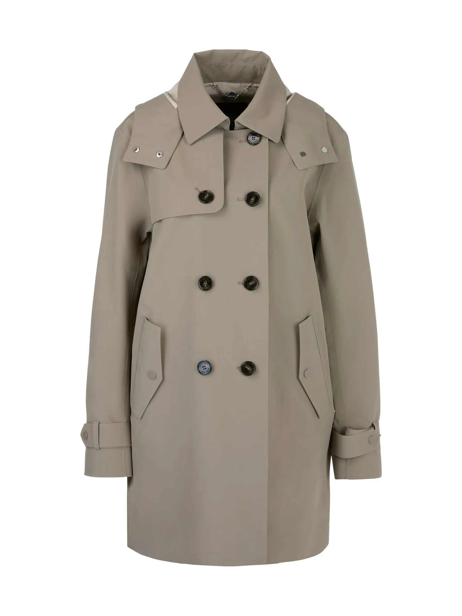 Marc Cain Hooded Trench Coat