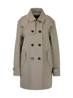 Marc Cain Hooded Trench Coat