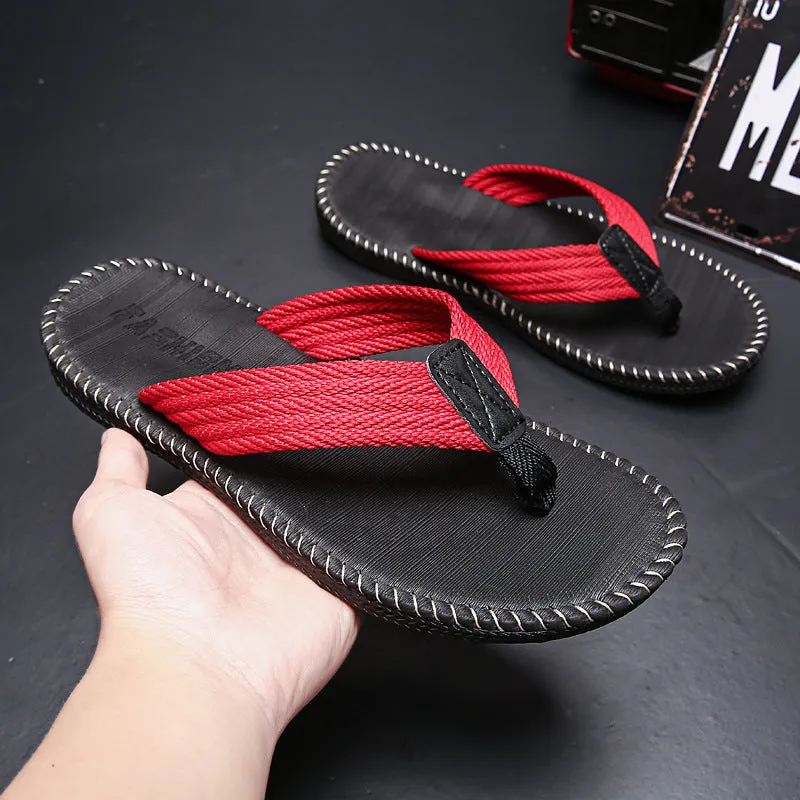 Men Beach Shoes Slippers Men's Summer Non-Slip Clip