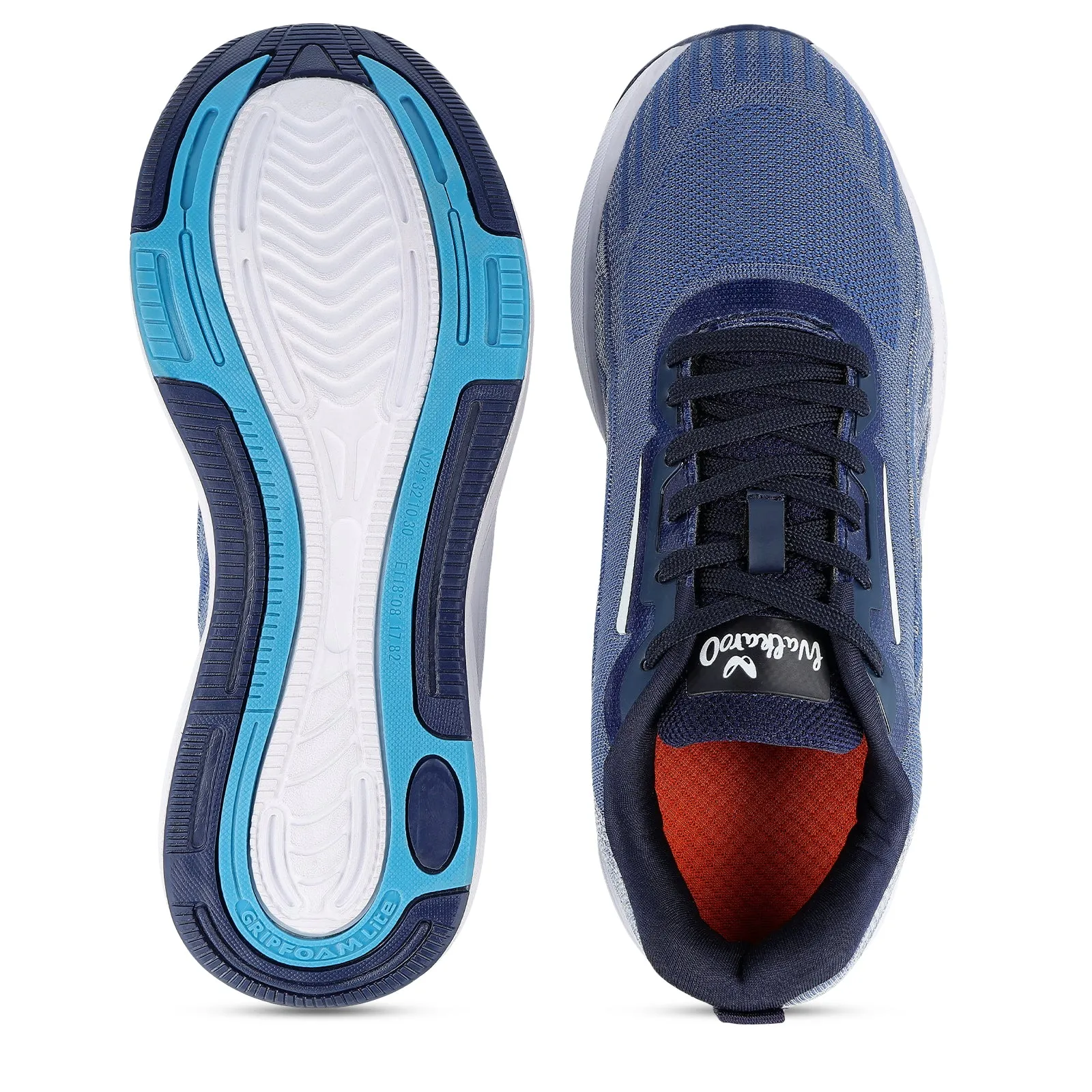 Men's Lace-up Sports Shoe - WS9106 Steel Blue