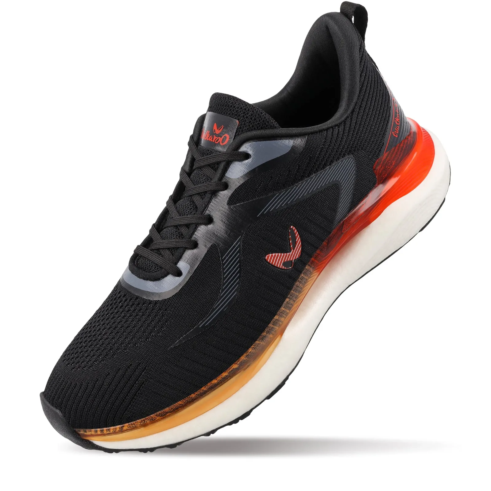 Men's Lace-up Sports Shoe - WS9122 Black Red