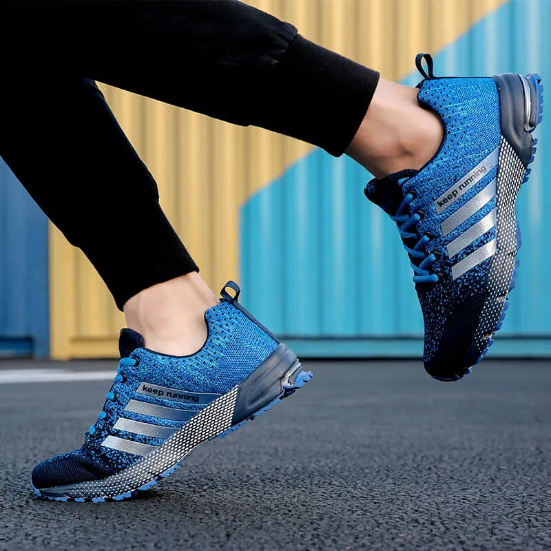 Men's portable breathable running shoes