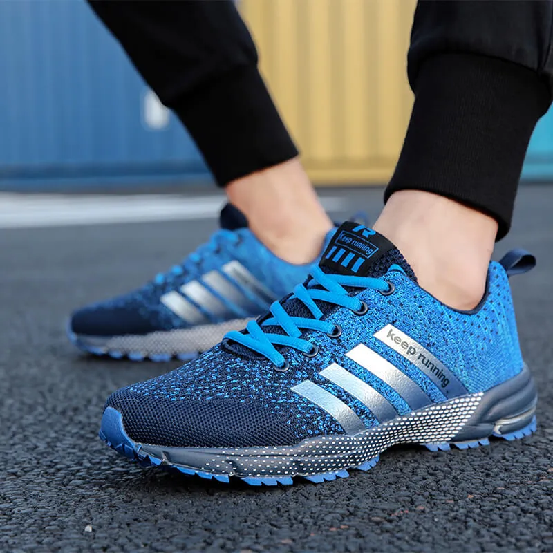 Men's portable breathable running shoes