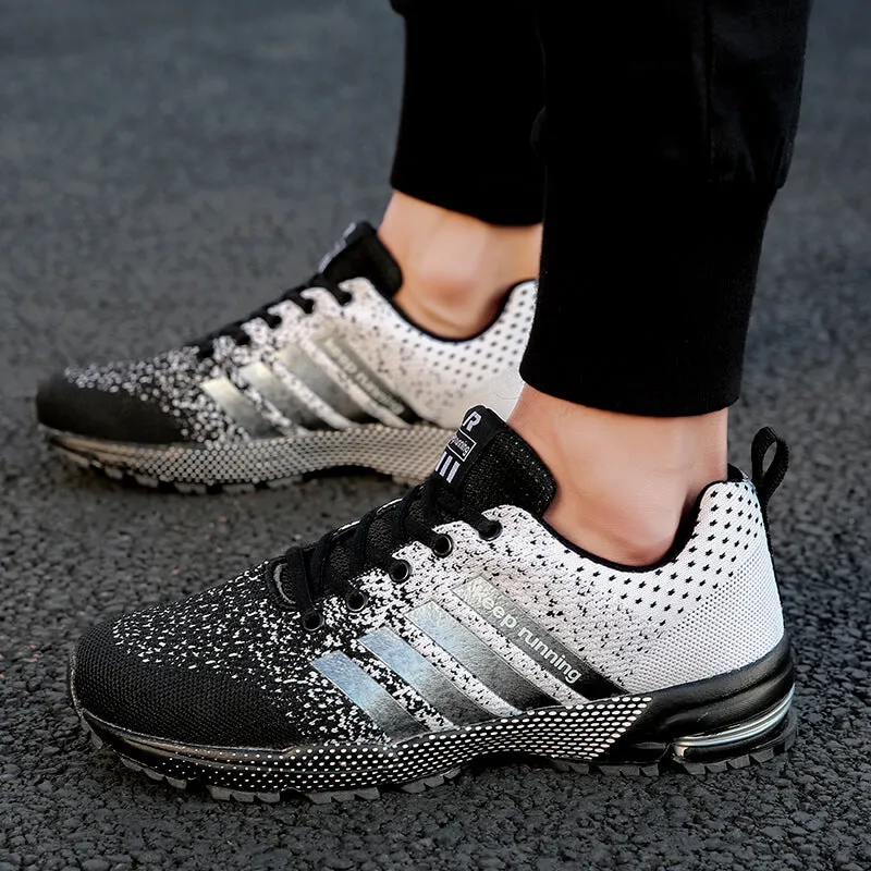 Men's portable breathable running shoes