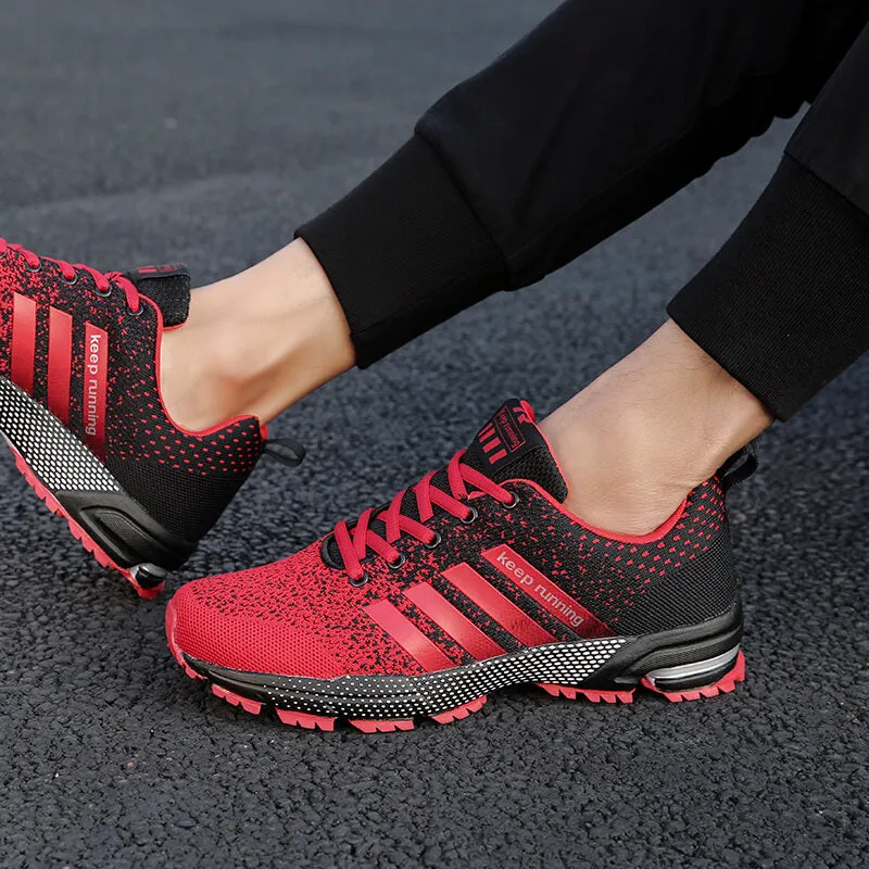 Men's portable breathable running shoes