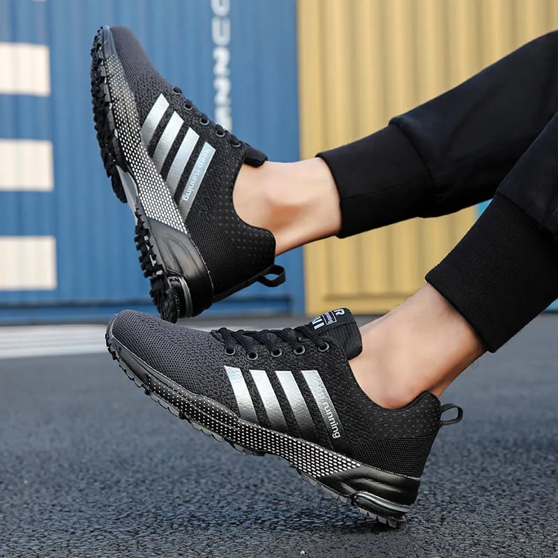 Men's portable breathable running shoes